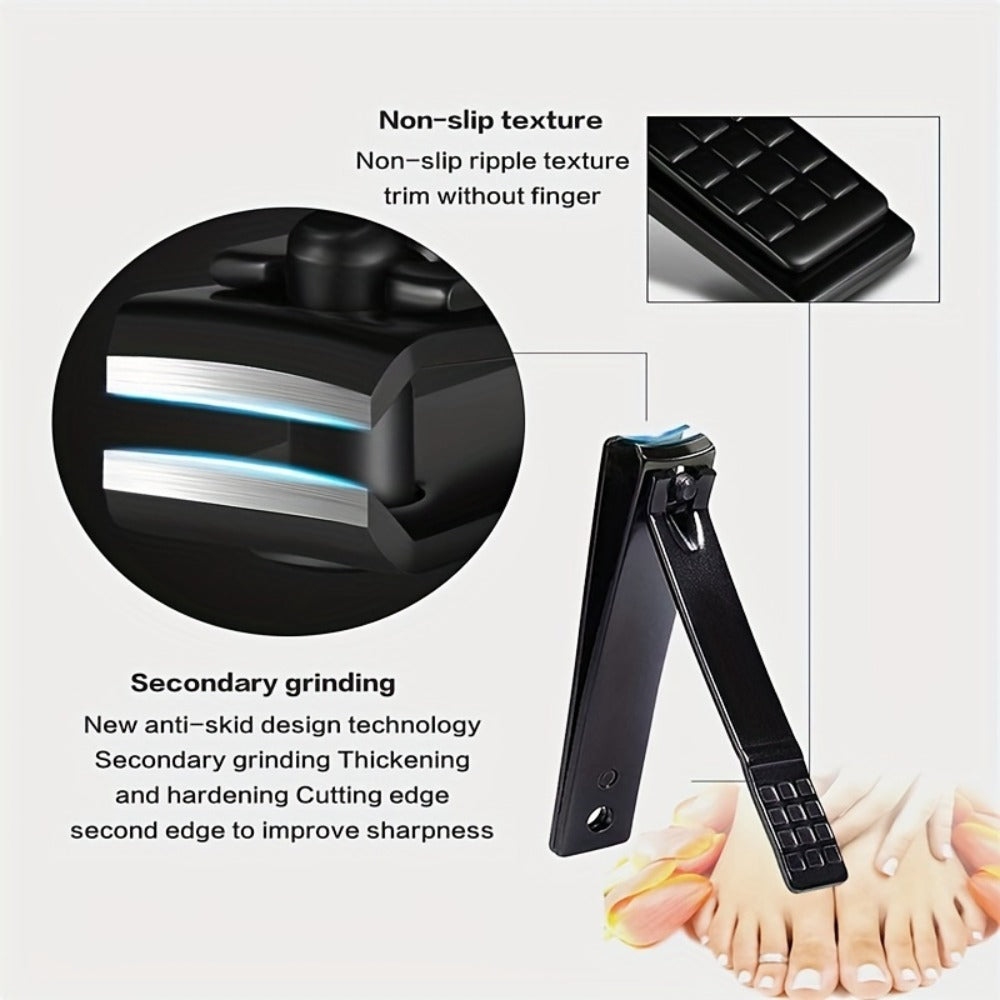Stainless Steel Nail Clipper Gift Set 23pcs — Professional Sharp Blade Fingernail Toenail Trimmer Manicure Pedicure Kit for Men Women, Salon Quality Home Nail Care, 3-Set Value Pack
