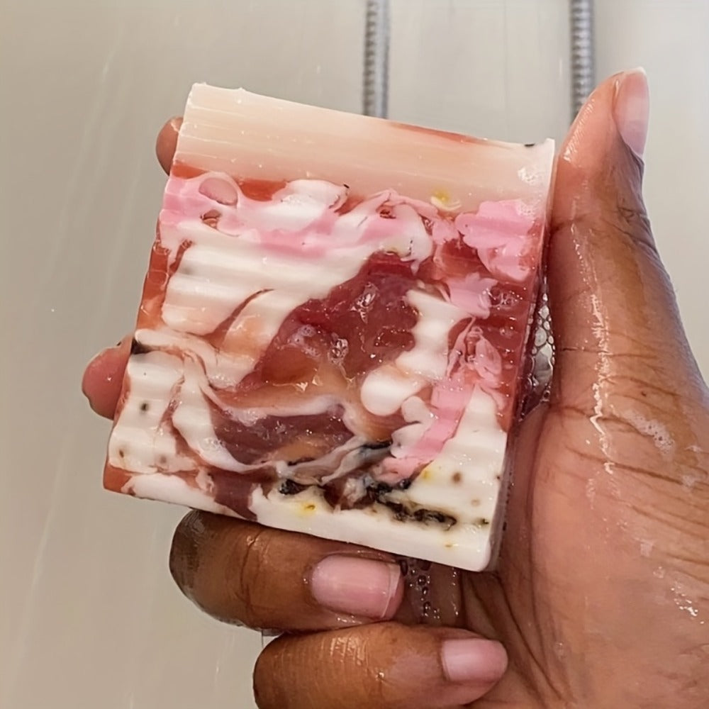 Yoni Soap Bar for Women 5.3oz — pH-Balanced Natural Feminine Wash Bar, Gentle Intimate Cleansing, Odor Control & Soothing Daily Body Bar, Berry Kitty Skincare Gift for Women