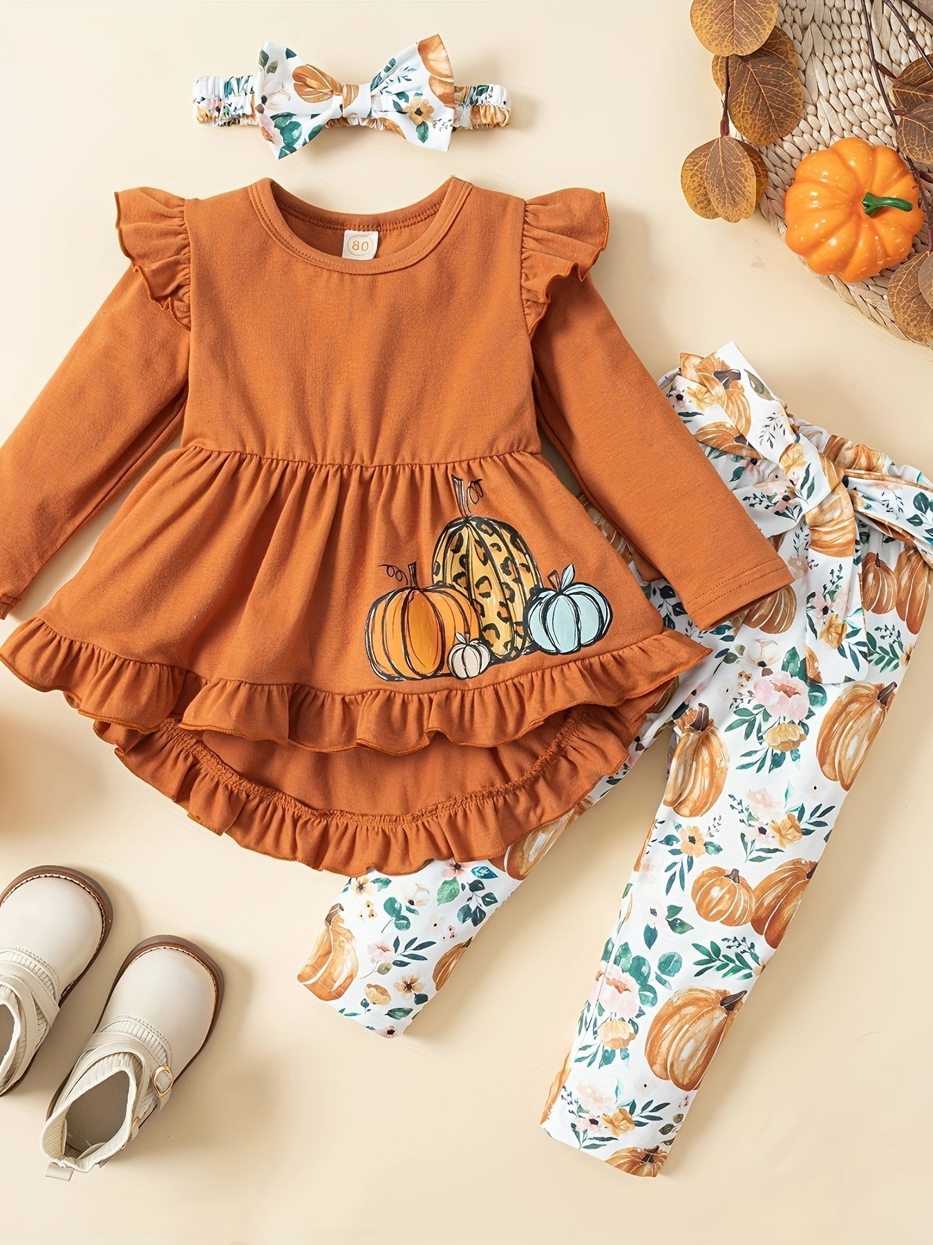 Baby Girl Casual Pants - Long Sleeve Fall