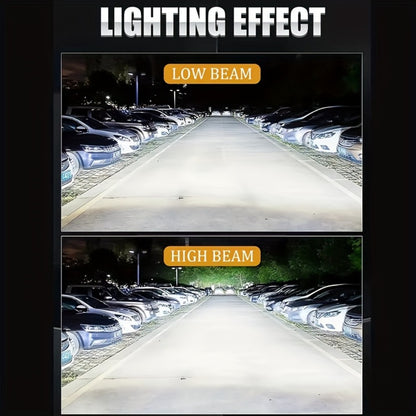 LED Headlight Bulbs 30000 Lumens 350W – H4 H11 9005/HB3 9006/HB4 9012/HIR2 | 6500K White 12V | 2-Pack Upgrade for Brighter Nighttime Driving