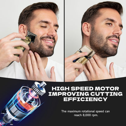 Cordless Electric Foil Shaver Grooming Kit for Men with Barber Shears Beard Mustache Trimmer Bald Head Razor Haircutting Set Father's Day Birthday Gift for Dad Husband