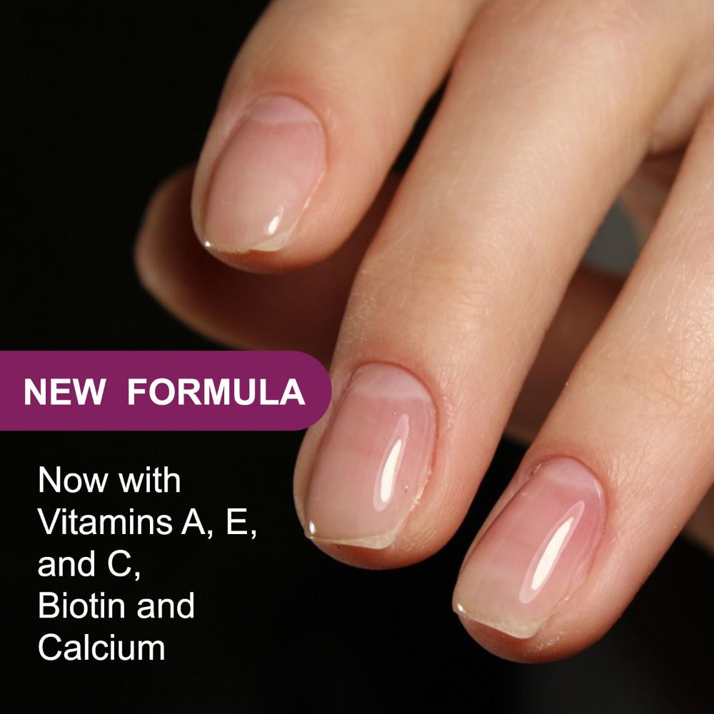 Nail Fortifier & Hardener 10ml Protective Strengthening Agent for Weak Damaged Brittle Nails – Makes Nails Stronger Tougher & Resilient, Clear Nail Repair Treatment Base Coat for Women