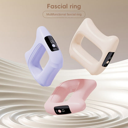 Massage Ring Fascia Massager – Mini Neck Waist & Full Body Muscle Relaxing Ring with Massage Belt, Multi-Function Fitness Relaxation Tool for Back, Waist & Neck, Portable Gift for Men Women