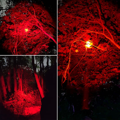Night Hunting Flashlight with Remote Control Switch – 350 Yards High Power Green Red White Light, 18650 Rechargeable, Multiple Mounts for Hunting, Fishing, Camping & Beekeeping, Best Gift for Men