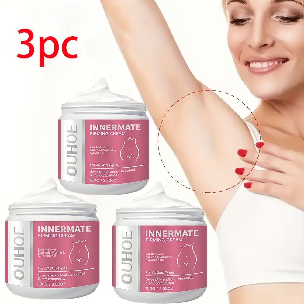 Skin Brightening Cream 3 Pack Dark Spot Corrector Face Body Whitening Lotion - Gentle Moisturizing Formula for Face Neck Underarms Elbows Knees Joints Men Women Even Skin Tone