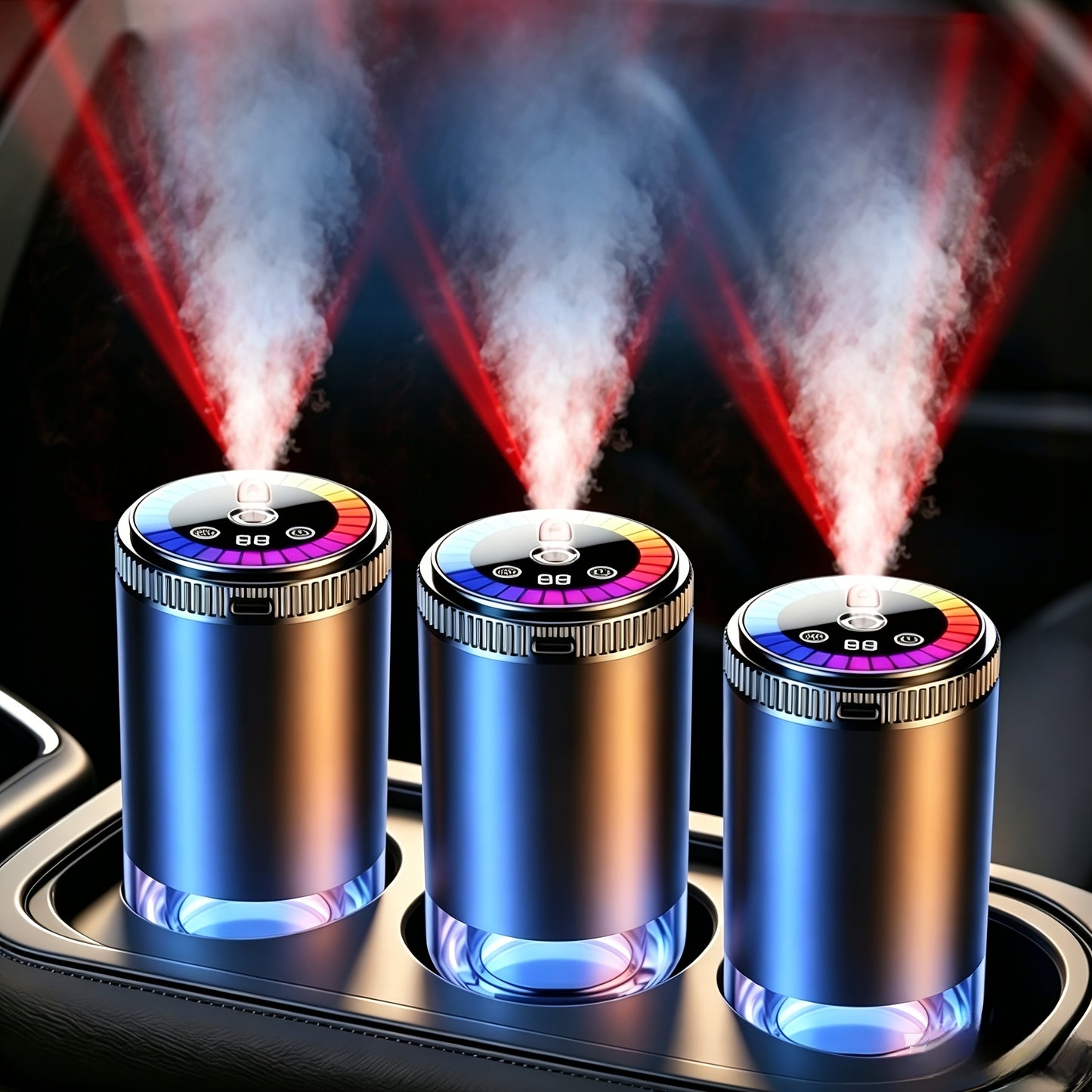 Aromatherapy Diffuser, Aromatherapy Humidifier, Dynamic Light Show & Starry Sky Top Mode, Natural French Scented Essential Oils/Perfumes, Adjustable Fragrance Concentration, Eliminate Odors In The , This Is Your Exclusive Atmosphere Master