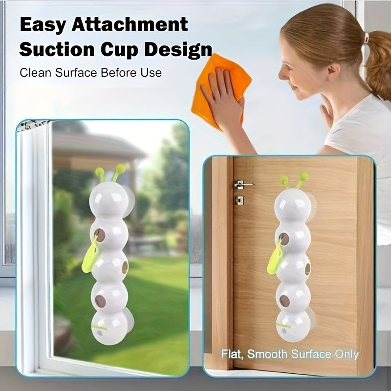 Automatic Caterpillar Cat Toy Interactive Electric Teaser for Indoor Cats - Self-Moving Worm Chasing Toy Stimulates Hunting Instincts Keeps Cats Active & Entertained