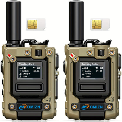 OMI M8 POC Walkie Talkie 5000 Miles, SIM Card Included