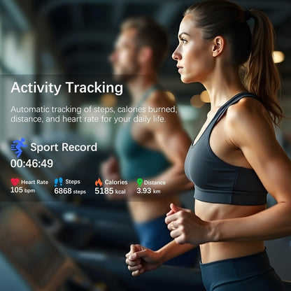 Smart Ring Fitness Tracker – IP68 Waterproof Health Monitor
