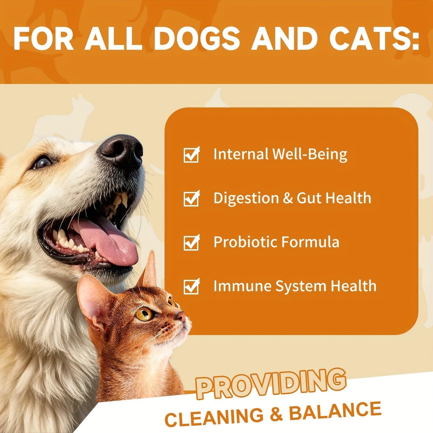 Pet Gut Wellness Drops with Black Walnut & Pumpkin Seed - Digestive Supplement for Dogs & Cats, Flora Balance, Intestinal Cleanliness & Overall Vitality, Natural Formula, 2 fl oz