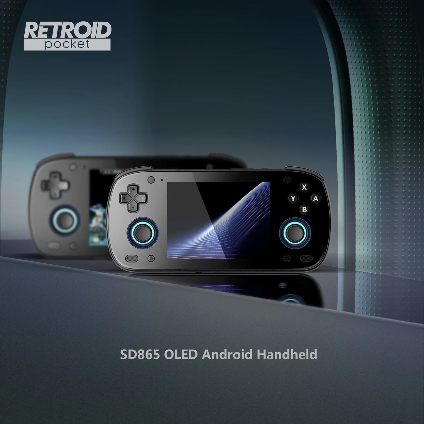 Retroid Pocket MINI Handheld Game Console – 3.7" AMOLED Snapdragon 865 6GB 128GB Android 13 Wi-Fi 6 – Compact Retro Emulation Gaming Handheld for Adults & Teens