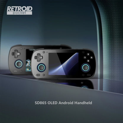Retroid Pocket MINI Handheld Game Console – 3.7" AMOLED Snapdragon 865 6GB 128GB Android 13 Wi-Fi 6 – Compact Retro Emulation Gaming Handheld for Adults & Teens