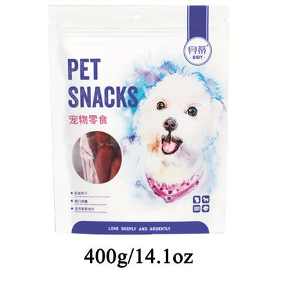 Soft Chew Dog Sausage Treats – Chicken & Duck Flavor, High Protein Fresh Meat Training Treats for Small, Medium & Large Dogs, Positive Reward Snack (7.1oz / 1.8lbs / 2.7lbs / 14.1oz)