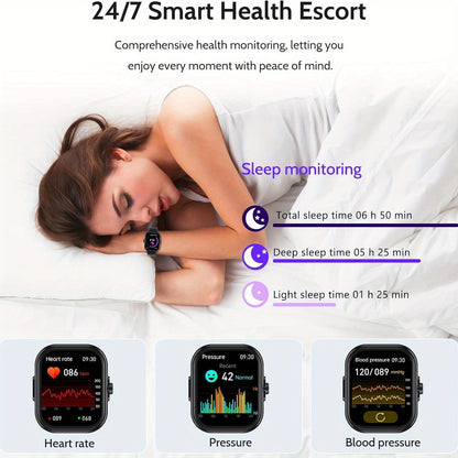 Smartwatch Bluetooth 5.1 Calling 2.01 Inch Display Multi Sport Modes