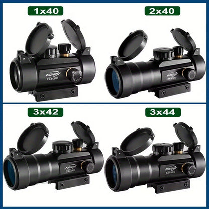 Red Green Dot Sight Scope Tactical Riflescope 1x40 3x44 Fits 11mm 20mm Rail for Hunting Shooting Rifle Airgun