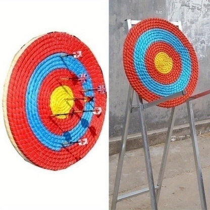 Archery Straw Target Round – Multi-Color Bow Shooting Practice Target for Outdoor Backyard Range Training | 19.69" & 20" Sizes