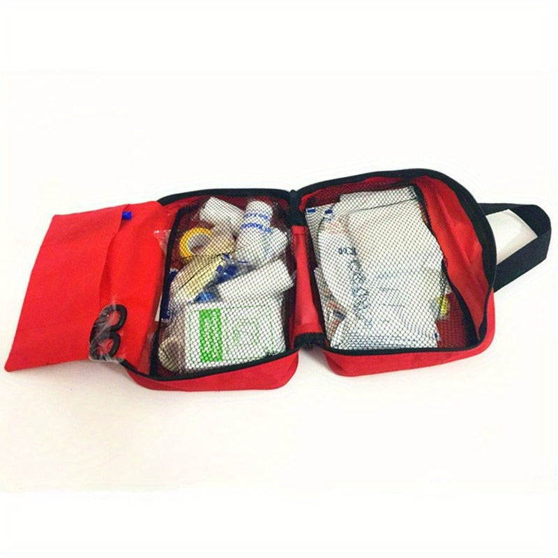 152 Piece Emergency Survival First Aid Kit – Portable Outdoor Camping Hiking Survival Kit with Professional Scissors, Forceps & Essential First Aid Supplies for Adventure, Travel & Emergency Preparedness
