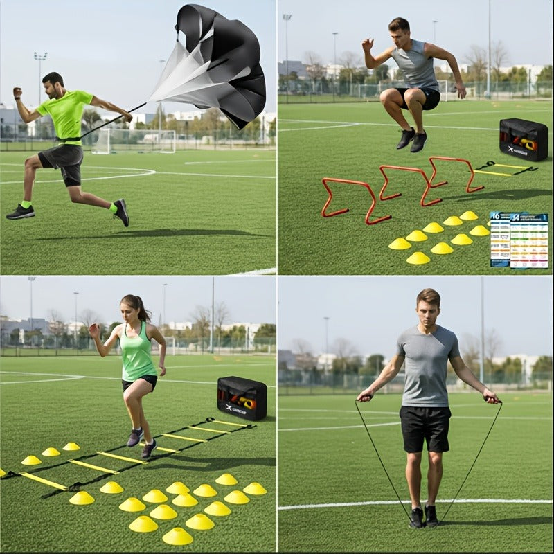 Agility Ladder Training Set – Speed & Footwork Drills with Carry Bag