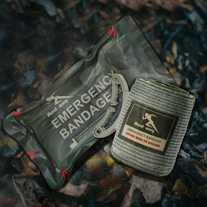 IFAK Trauma Kit Compact Black – Survival First Aid Kit with Bandages, Compressed Gauze & Scissors for Car, Family Trips, Outdoor Adventures, Hiking & Emergency Preparedness