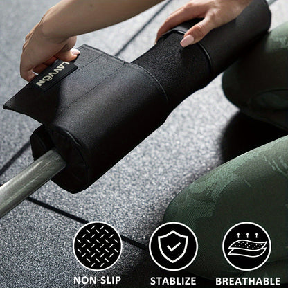 Barbell Squat Pad Set with Wrist Straps & Ankle Straps – Thick Anti-Slip Foam Bar Pad for Hip Thrusts, Squats & Lunges, Weightlifting Neck Cushion for Men Women