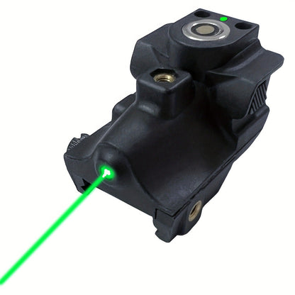 Compact Green Laser Sight Magnetic USB Charging Ambidextrous Low Profile 20mm Picatinny Rail for Handgun Pistol Airgun 150-300m Range PA66 Nylon