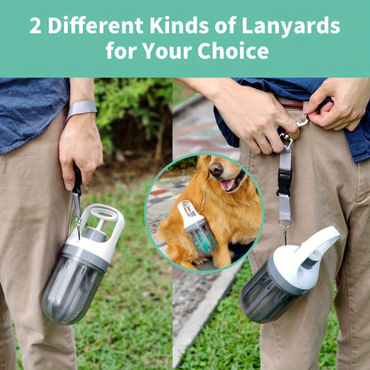 Dog Pooper Scooper No-Touch 2-in-1 with 75 Waste Bags & Wide Claw Attachment – Portable Hands-Free Hygienic Waste Pick-Up System for Small Medium Large Dogs, Parks & Lawn Use