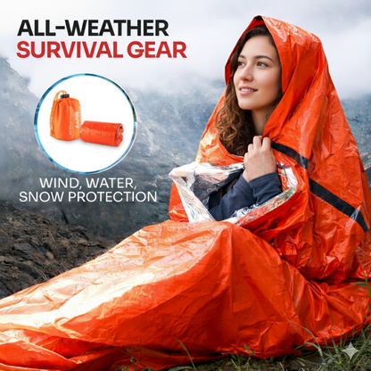 Emergency Bivy Sleeping Bag – Thermal Mylar Survival Sack