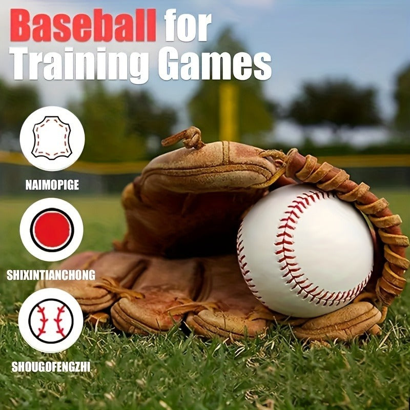 12-Pack Practice Baseballs for Batting Pitching & Training – Standard Size Softballs for Adults Youth Beginners Outdoor Sports