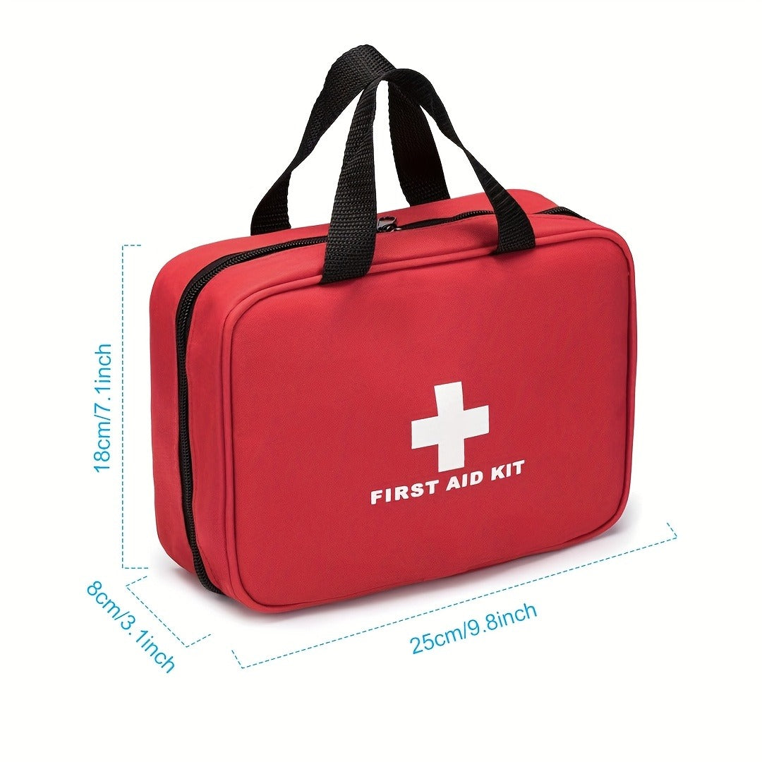 338 Piece First Aid Kit Waterproof Compact Trauma Kit Home Car Camping