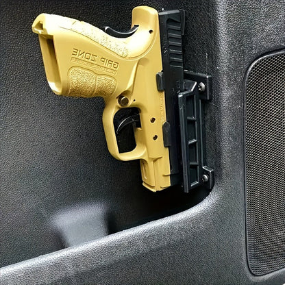 Magnetic Gun Holder Mount 2-Pack – Strong Concealed Pistol Magnet for Car, Truck, Desk, Bedside, Under Counter, Wall & Safe, Fast Draw Handgun Holster