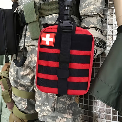 157PCS MOLLE Survival Kit – Outdoor First Aid Emergency Gear for Camping Hiking Adventure Travel Car Home Office School, Complete Survival Tools Set, Best Gift for Men & Women
