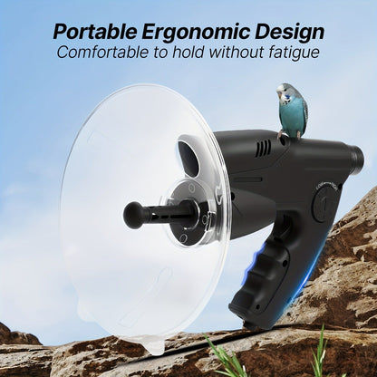 Bionic Ear Sound Amplifier with 8x Monocular Telescope, Long-Range Digital Audio Listening Device with Headphones for Bird Watching Nature Observation Outdoor Surveillance, Compact Lightweight Spy Ear
