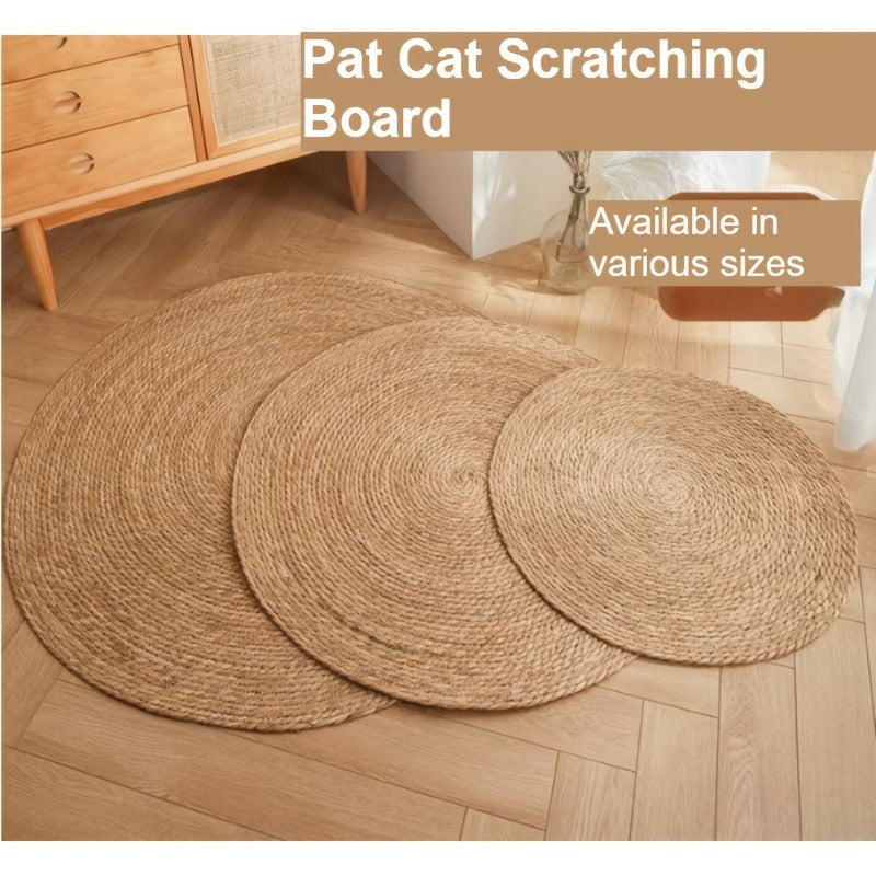 Sisal Sofa Protector Cat Scratch Mat – Universal Anti-Scratch Claw Cover for Cats & Dogs, Furniture Protector Pad for Sofa, Couch & Chair, 13.78" or 15.74" Square