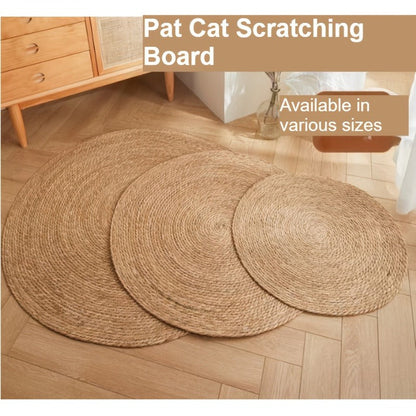 Sisal Sofa Protector Cat Scratch Mat – Universal Anti-Scratch Claw Cover for Cats & Dogs, Furniture Protector Pad for Sofa, Couch & Chair, 13.78" or 15.74" Square
