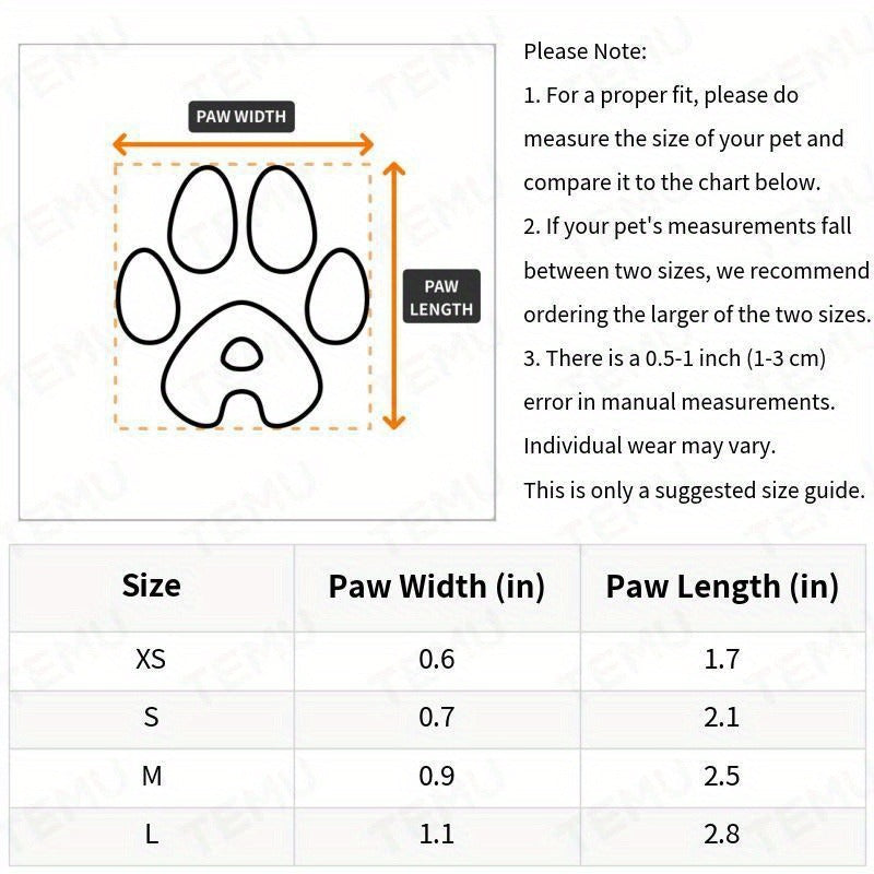 Non-Slip Dog Socks Double-Sided Grip Paw Protector with Adjustable Straps – Anti-Lick Dog Booties for Hardwood Floors, Senior Dogs & Injury Recovery, Sizes XS to L, Set of 4