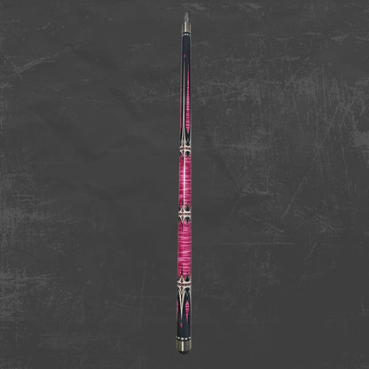 2-Piece Carbon Fiber Billiard Cue – Unisex Pool & Snooker Cue Stick, Low Deflection, Pink or Blue – Perfect Gift for Dad, Husband & Snooker Enthusiasts, Christmas & Holiday Gift
