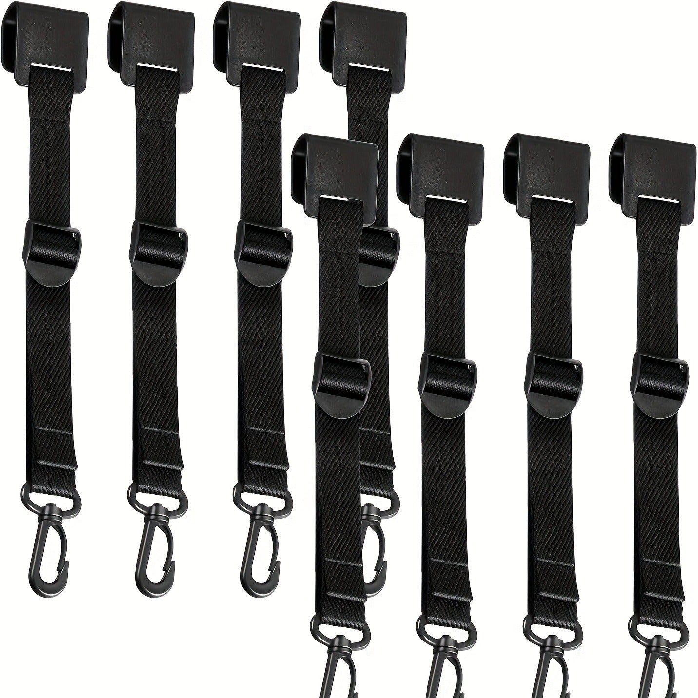 Canopy Hanging Clips for Tent & Vendor Booth – Heavy Duty Clip Set for Hanging Signs, Flags, Lanterns & Banners – Outdoor Camping & Exhibition Display Clips, Black, 5pcs or 8pcs