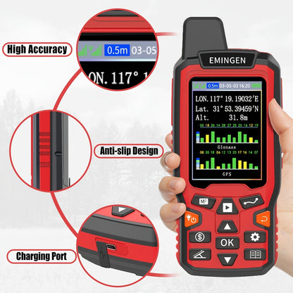 Handheld GPS Land Surveying Equipment – High-Precision 2.4" LCD Area Measuring Tool for Farmland, Forest, Ranch & Mining | ZL180