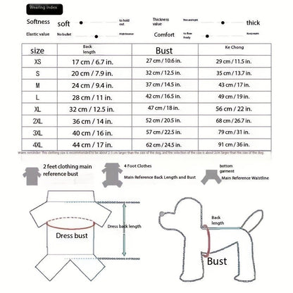 Dog Shirts 5-Pack Striped Breathable T-Shirts for Small Dogs & Cats – Soft Puppy Sweatshirt Costumes for Chihuahua, Poodle, Teacup Breeds, Boys & Girls, Sizes XS–4XL