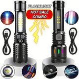 2pcs Powerful LED Flashlight
