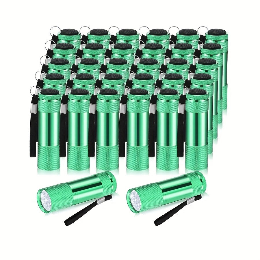 Bulk Flashlight Gift Set 32pcs – Mini Aluminum Handheld LED Torch with Lanyard for Boys & Girls, Small Flashlights for Christmas, Halloween, Thanksgiving, Birthday, Night Reading, Emergency & Camping (Batteries Not Included)