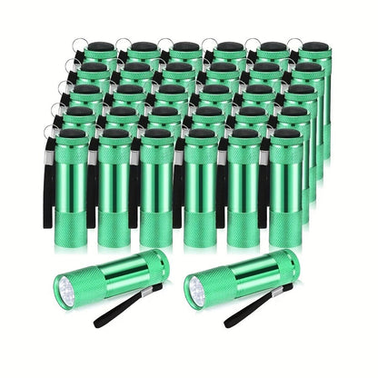 Bulk Flashlight Gift Set 32pcs – Mini Aluminum Handheld LED Torch with Lanyard for Boys & Girls, Small Flashlights for Christmas, Halloween, Thanksgiving, Birthday, Night Reading, Emergency & Camping (Batteries Not Included)