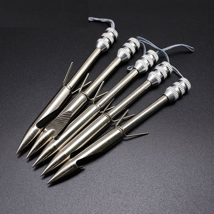Bowfishing Arrows Stainless Steel 15pcs – Fish Arrow Tips for Hunting & Catching Fish