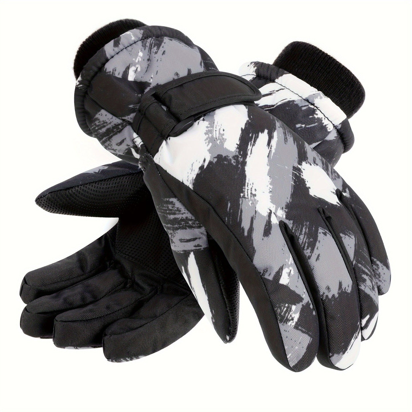 Winter Ski Gloves for Skiing & Cycling – Windproof Waterproof Thermal Gloves for Men & Women, Non-Slip Grip, Touchscreen Compatible, Cold Weather Outdoor Sports Gloves