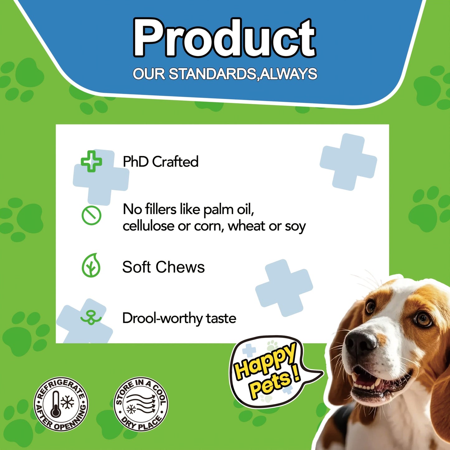 Dog Skin & Immune Probiotic Chews with Bovine Colostrum - 6 Billion CFUs, Dried Fermentate & Astragalus for Skin Calm & Immune Support, Chicken Flavor Soft Chews for All Dogs, 90 Count