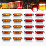10 Amber & 10 Red