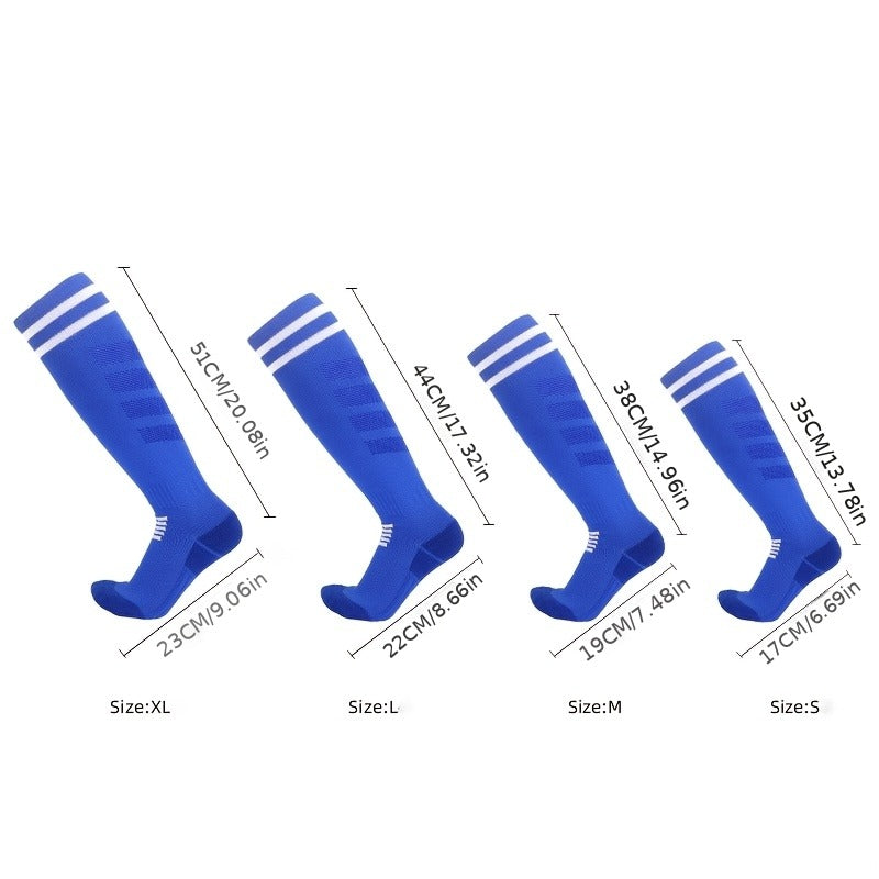 Goalkeeper Gloves with Finger Protection Thickened Latex Anti-Slip + Football Socks Set Adult Men Women Professional Soccer Goalie Gloves Red Sizes 6-10