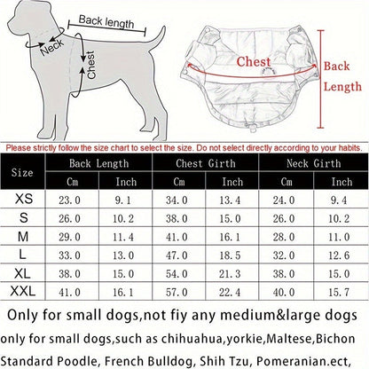 Dog Winter Coat Puffer Jacket Windproof Warm Padded Snow Vest for Small Breeds, Lightweight Outdoor Dog Clothes for Chihuahua Poodle Yorkshire Terrier, Sizes L XL XXL, Orange Blue Pink