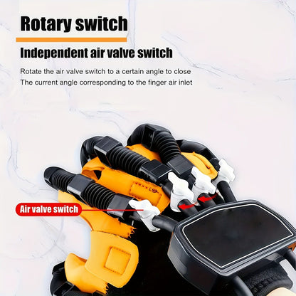 Hand Rehabilitation Glove Pneumatic Finger Trainer Left Right M L XL