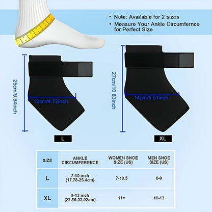 Ankle Ice Wrap Reusable Gel Ice Pack Hot Cold Compress Adjustable Strap